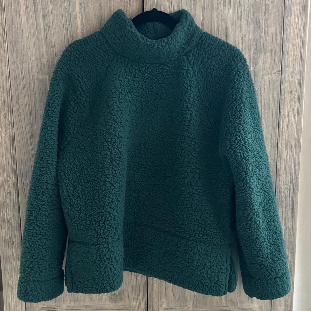 Mockneck Gap Sherpa Sweatshirt